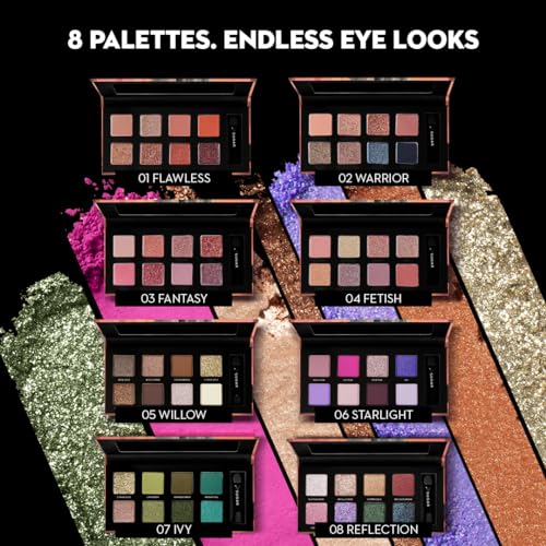 Image of SUGAR Cosmetics Blend The Rules Matte Eyeshadow Palette | SmudgeProof - 07 Ivy (Enchanting Emeralds) | 10.4 gm