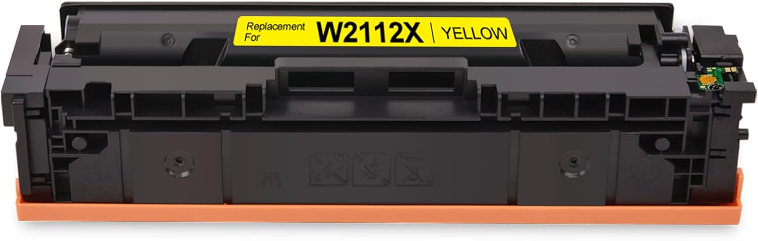MYTONER 206X Toner Cartridge High Yield (with Chip) Compatible Replacement for HP 206A 206X for Color Pro MFP M283fdw M283cdw M282nw Pro M255dw M255nw M283 M255 M282 Printer W2112X (1 Pack Yellow )
