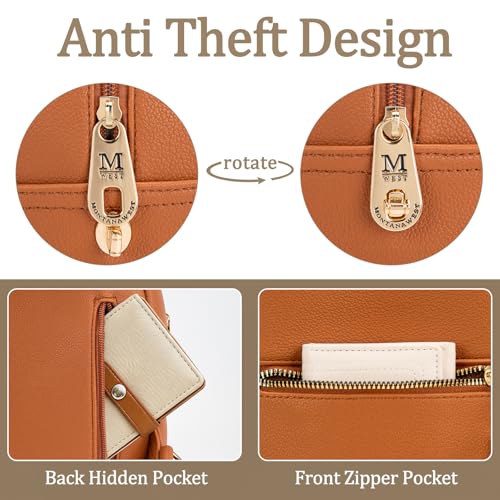Image of Montana West Mini Backpack Purse for Women Anti Theft Backpacks with Secured Zipper and Tassel