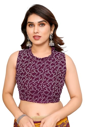 Image of KASHVI SAREES Women's Printed Georgette Saree With Unstitched Blouse Piece (Pack Of 2) -P2 1813 7 1190 2