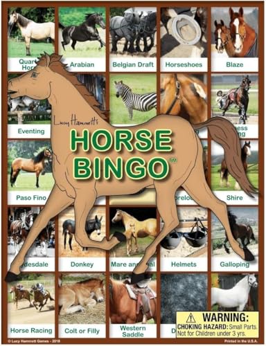 Juego Educativo Horse Bingo con Tableros y Cartas miniatura 1