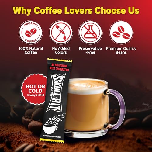 Image of SSKULLHIT Instant Coffee Powder | 100g Box | 50 Sachets Packs (2g Each) Best for Espresso, Latte & Cappuccino | Hot & Cold Brew Ready | Rich Aromatic Coffee