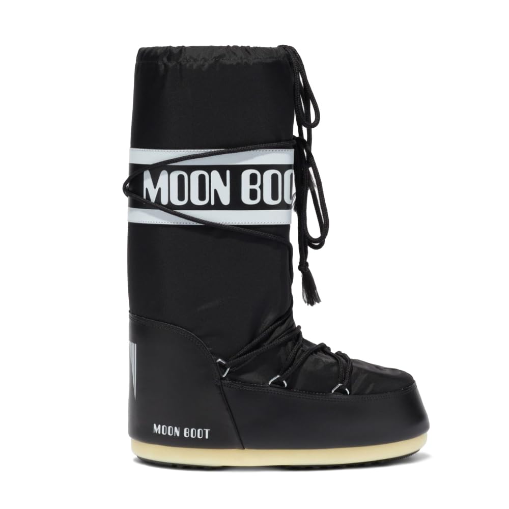 Moon Boot Icon Nylon Insulated Slip On Unisex Snow Boots