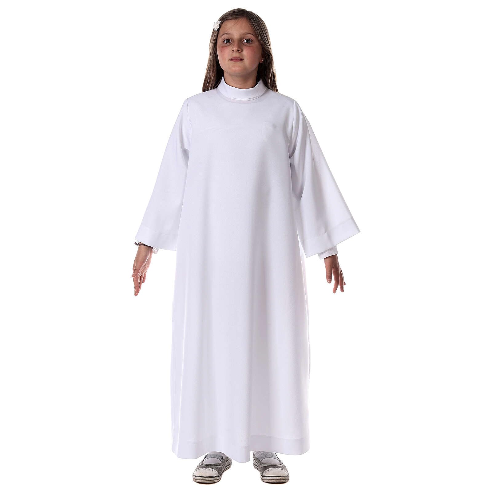 Holyart Abiti Prima Comunione: Abito Prima Comunione Unisex Bianco