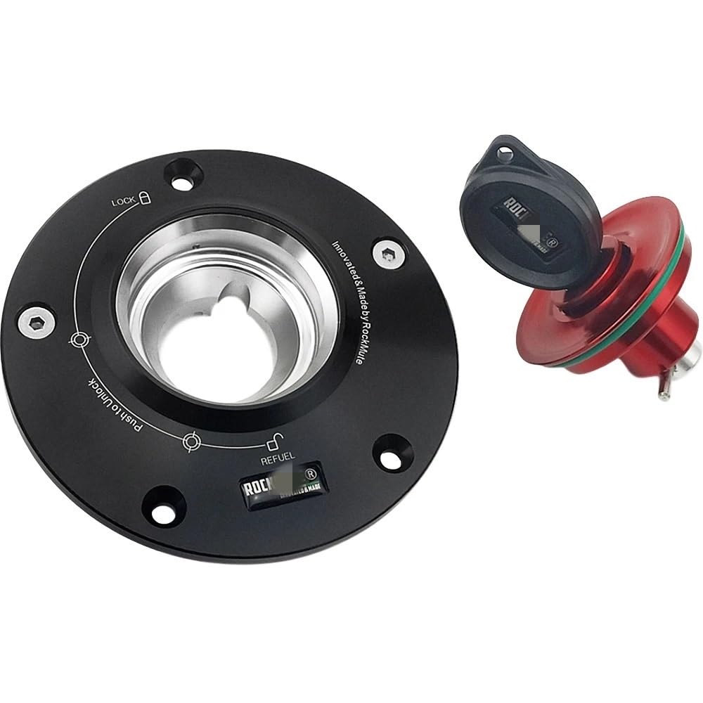 Copertura Tappo Serbatoio Carburante Gas Con Serratura A Chiave Per Kawa&saki ZX-6R NIN&JA ZX6R 2007-2017 ZX10R 2006-2015, ZX14R ZZR1400 2006-2016 Moto tappo serbatoio moto