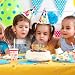 Xialvyu 20 Stück Pappteller,Einwegteller Blau,17.8 cm/7 inch Rund Party Pappteller Set,Pappteller Geburtstag Pappteller für Feste und Feiern Grillabend