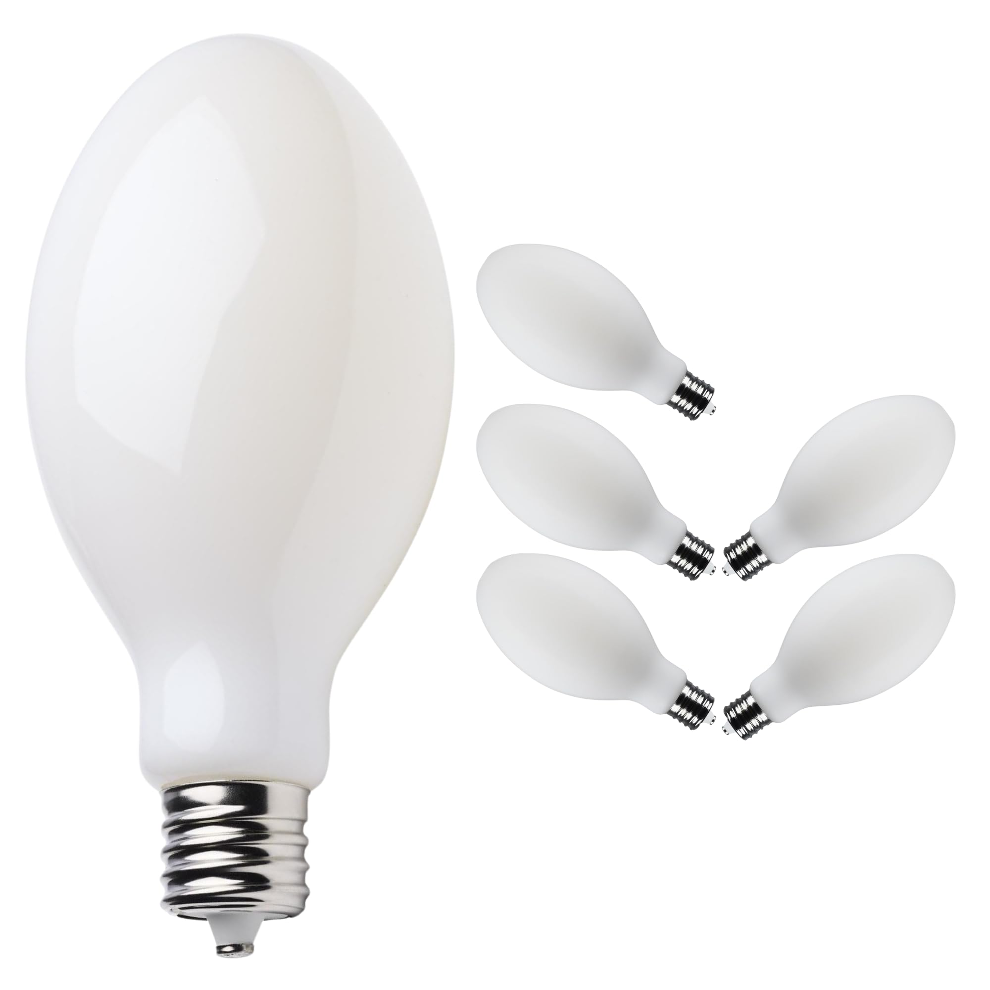 Satco S13194 62W LED HID Replacement Bulb 5000K Natural Light 10 000 Lumens EX39 Mogul Extended Base White