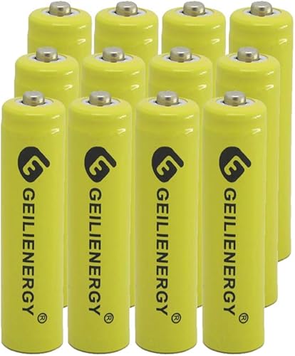 Paquete de 12 baterías de luz solar AAA NiCd AAA 1.2V 600mAh Triple A baterías recargables para lámpara solar luces de jardín