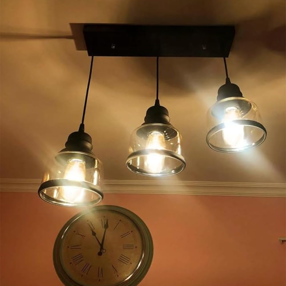 6Szt E27 Żarówka LED T45 Żarówki Rurkowe LED T45 Wkręt 2W 4W 6W 8W Żarówka Vintage Ciepła Biel 2700K Żarówka LED Kąt Wiązki 360° Przezroczysty Żarnik Bez Możliwości Ściemniania,6W