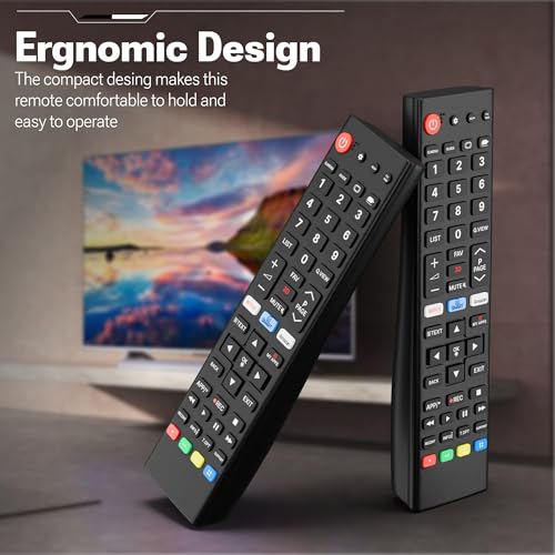 Image of LOUTOC Original Remote Control Compatible with Lg Smart Tv Remote Universal Suitable for LED OLED LCD UHD Plasma Android Television & AKB75095303 with Hot Keys by Tudox