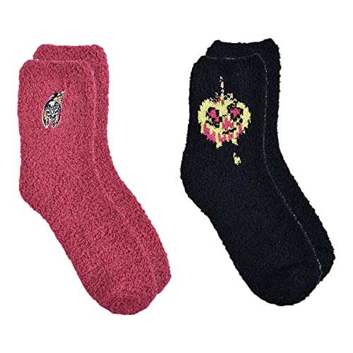 Image of Disney Womens 2-pack Crew Socks, Magenta, 9 11 US