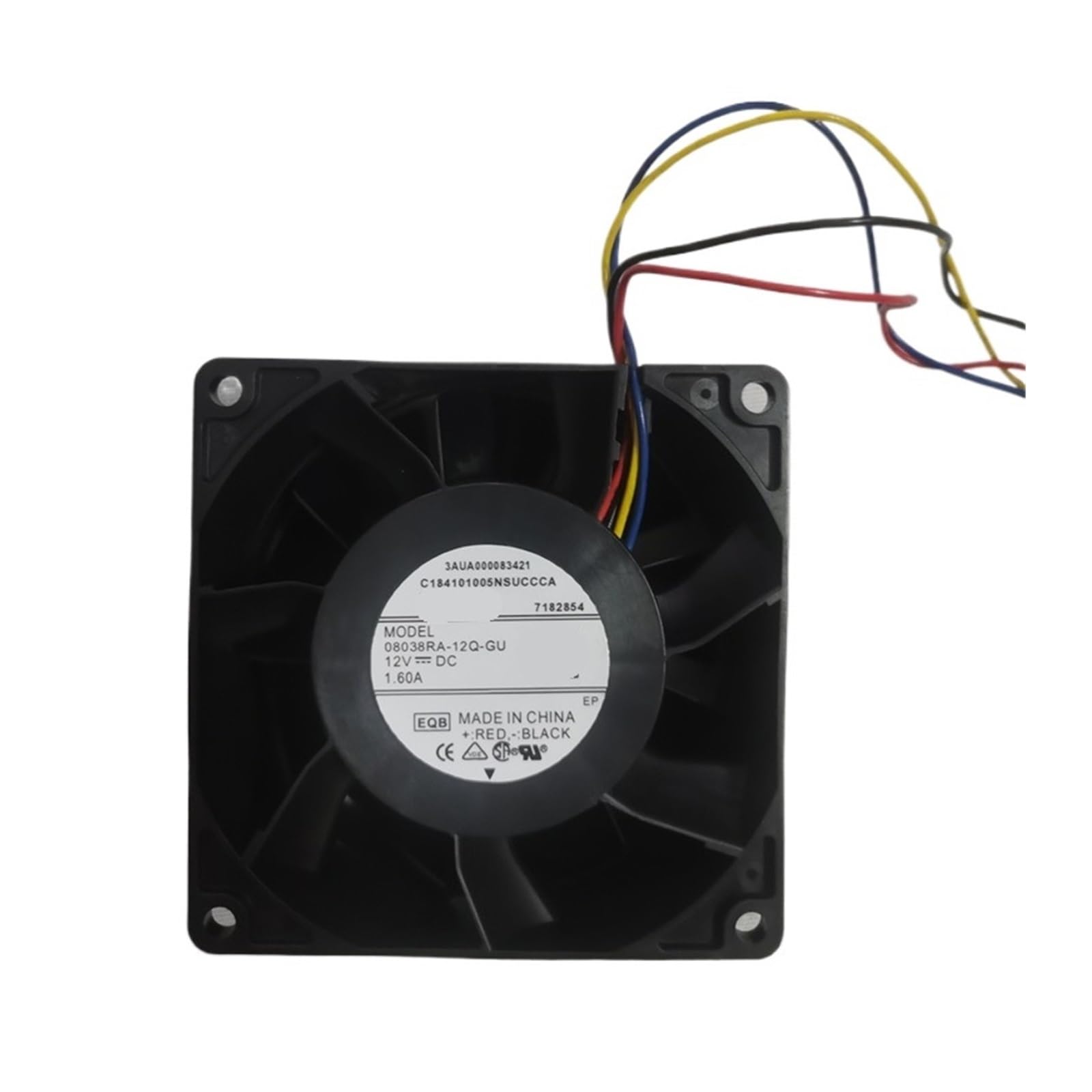 LZIKKGKI 8038 12V 80 * 80 * 38mm fan 08038RA-12Q-GU 4 wire cooling fan