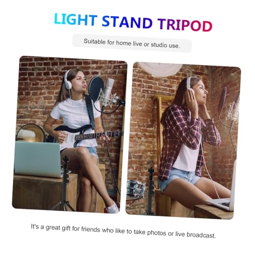 Trépied pour support de diffusion TEHAUX en aluminium léger pour stabiliser vos vidéos