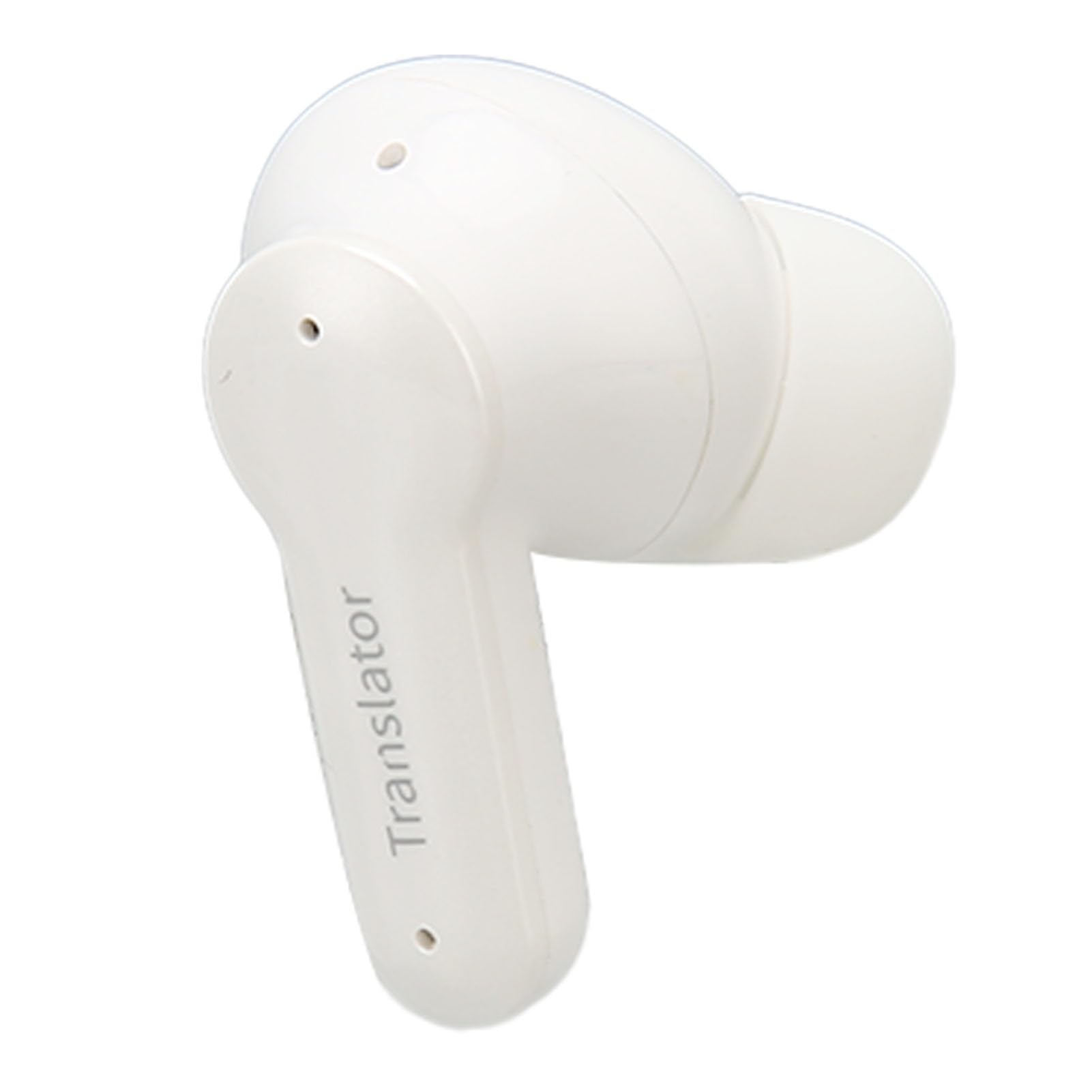 Auricolari Traduttore Linguistico, Auricolari Traduttore Bluetooth con Supporto 74 Lingue, Traduzione in Tempo Reale per Viaggiatori, Bianco, unità 2