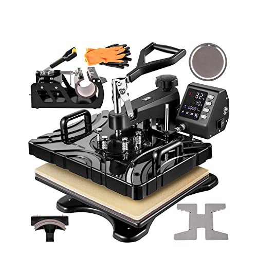 Prensa térmica 12 x 15 pulgadas con doble tubo y control LED miniatura 2