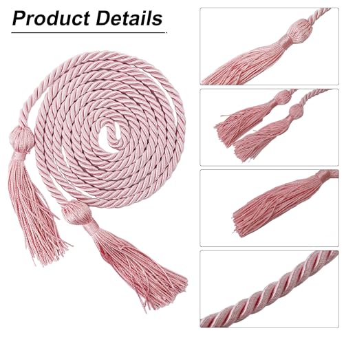 Image of GraduationMall Graduation Honor Cord Polyester 68 inch Pink