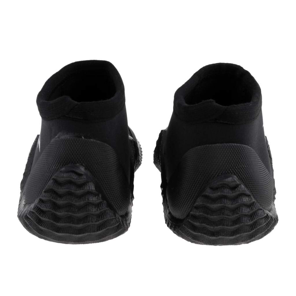Colcolo Stivali da Sub Acquatici in Gomma Neoprene 7mm, Nero, 2XL