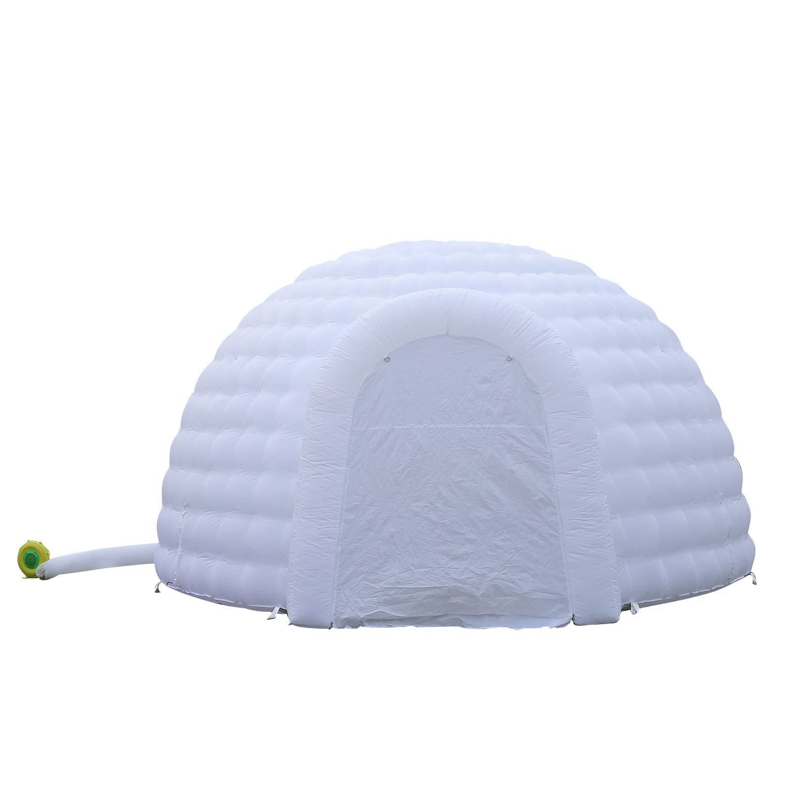16.5ft Dia Inflatable Igloo Dome Tent with Air Blower, Outdoor Dome Tent Portable Night Club Party Tent Event Room for Backyard, Wedding, Event Party (Two Doors) : Sports & Outdoors