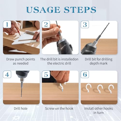 75 Stück Schraubhaken Weiß 6 Größen Deckenhaken Set Haken Zum Schrauben,Vinyl Beschichtet Cup Haken Set Hakenschrauben