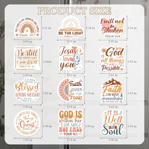 Imanes Decorativos Bíblicos Boho Dazoratix 12 Piezas miniatura 5