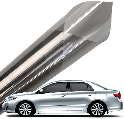 Car Window Tint Film - 35% Grey 2ply Professional Grade K-Series Car Anti-Scratch Window Film Privacy with Window Squeegee & Retractable Blade Tool Kit (6m x 75cm) 6m x75cm Medium Smoke 35%
