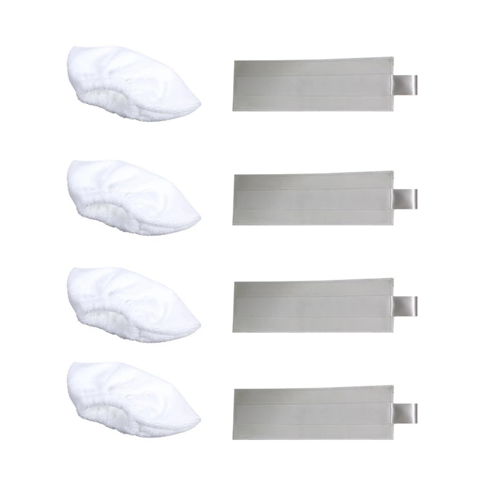 8 pezzi compatibili con accessori di ricambio for ugelli for pulitore a vapore Karcher SC2 SC3 SC4 SC5, parti for pulitore a vapore Mop pad in microfibra