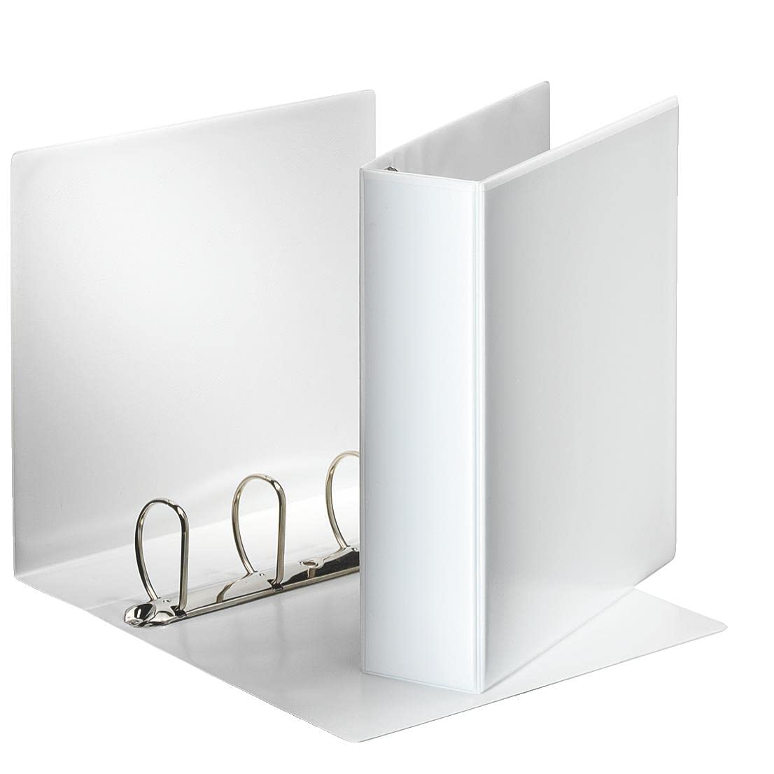 Classeur personnalisable Essentials A4, 4 anneaux, dos de 86, coloris blanc - Lot de 10