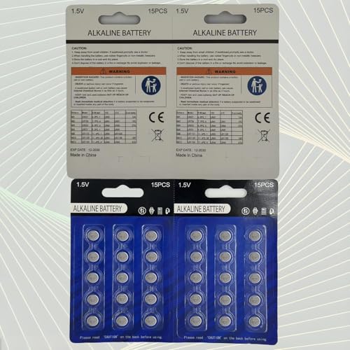 Baterías Botón Alcalinas LR921 30 Unidades 1.5V miniatura 6