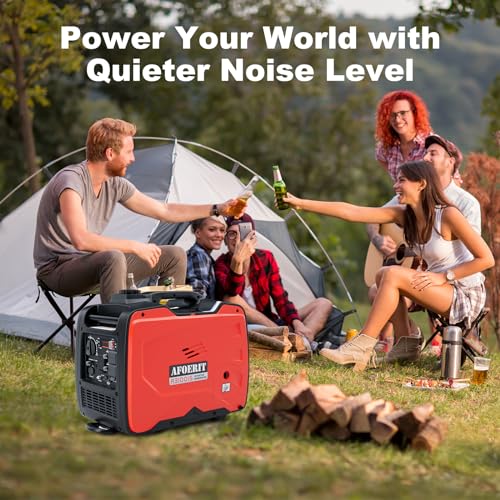 Generator Portable Inverter Power Equipment 3500 Watt Fuel RV Ready Quiet Handle Wheels - Image 6