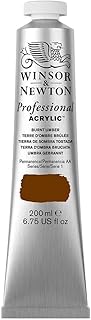 Winsor & Newton Professional Acrylic Paint, 200ml (6.75-oz) Tube, Burnt Umber