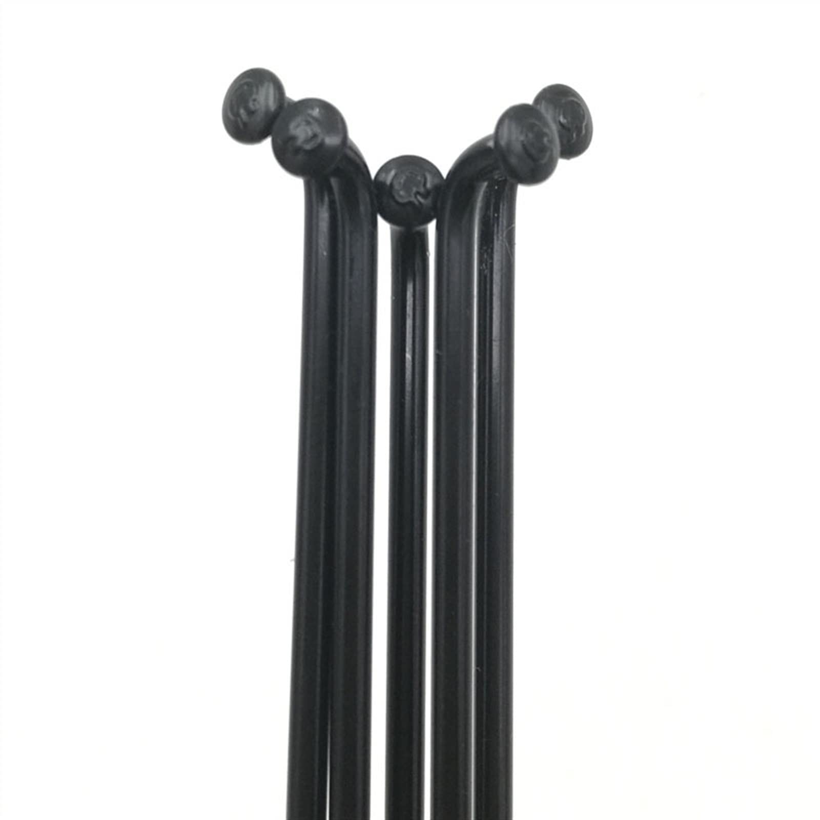 E-Mountainbike-Speichen, 12 G, Länge 60 mm - 310 mm, anpassbare Speichen für E-Bike, Durchmesser 2,6 mm, schwarze Farbe, Speichen für Elektrofahrräder