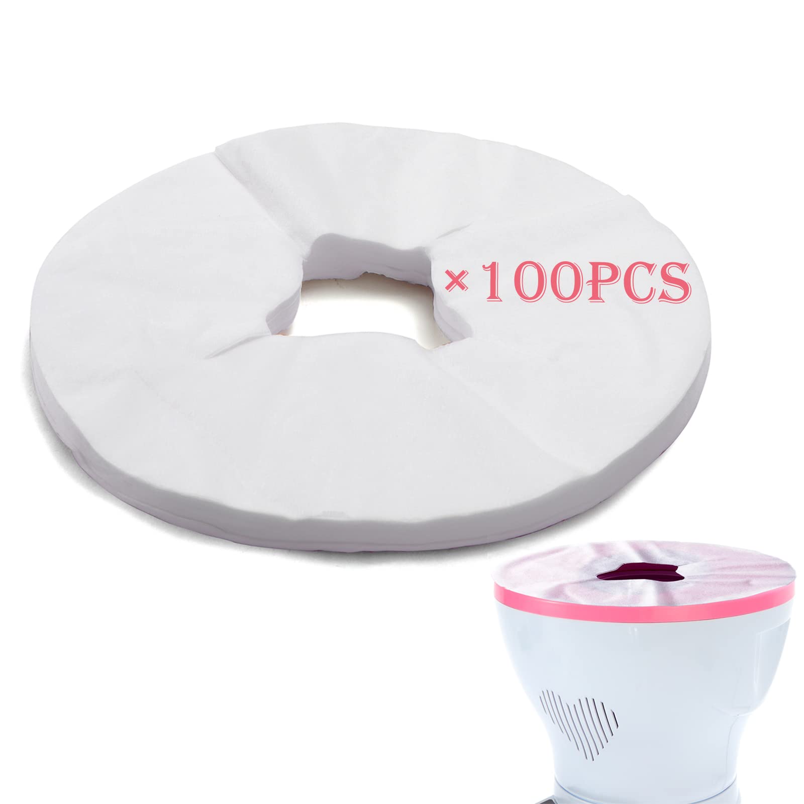 Photo 1 of ***3 pack bundle*** 100Pcs of Disposable Face Cradle Covers,Non-Woven Yoni Steam Seat Cushion Liners,Disposable Circular Shape Massage Face Covers for Massage Tables Spa Salon Home use ( 1 pack)
Vibrant Shower Drain Hair Catcher 6 Pack Durable Silicone Li