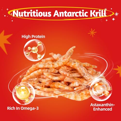 Image of Just Try Freeze Dried Krill Food Toppers for Dogs & Cats, 8 oz