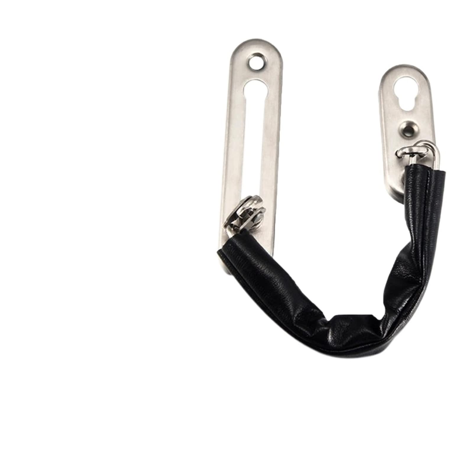 SFJSFIMQ 2pcs Anti-Theft Chain, Thick Stainless Steel Polished Bolt, Safety Slide Lock, Door Hardware