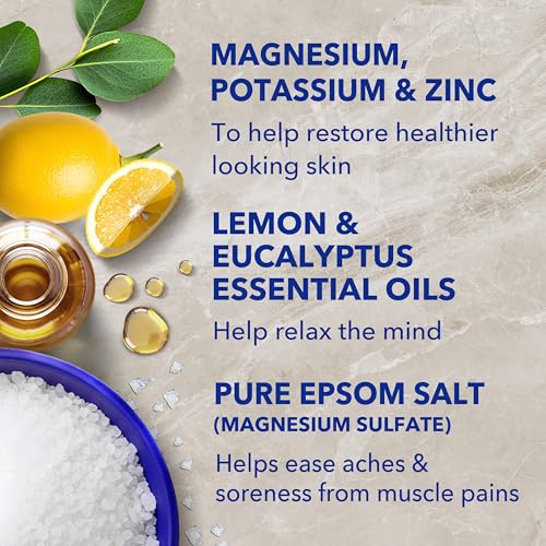 Dr Teal's Epsom Salt Magnesium Soak, Restorative Minerals with Magnesium, Potassium & Zinc, 3 lbs - image 6