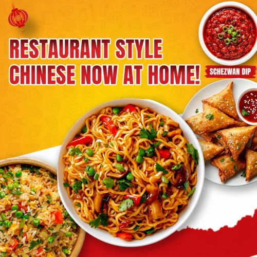 Image of Chokhi Dhani Schezwan Dip 210g | Spicy Indo-Chinese Dip & Spread | Ready-to-Use Schezwan Sauce for Momos, Spring Rolls, Sandwiches, Noodles & Fried Rice