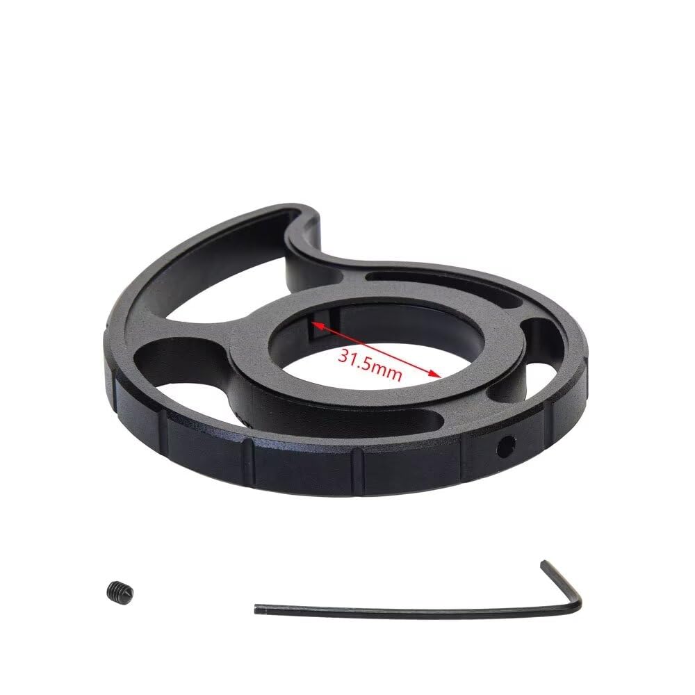 WestHunter Optics Add-on - Ruota per puntale parallasse, 2 opzioni di diametro interno (31,5 mm/34 mm)
