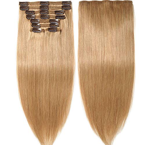 Clip in Hair 18.67 inch #Snow Blond