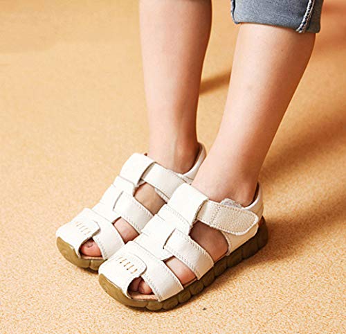 Kids’ Boys’ Girls’ Closed Toe Casual Leather Outdoor Gladiator Sandals(Toddler/Little Kid/Big Kid)4