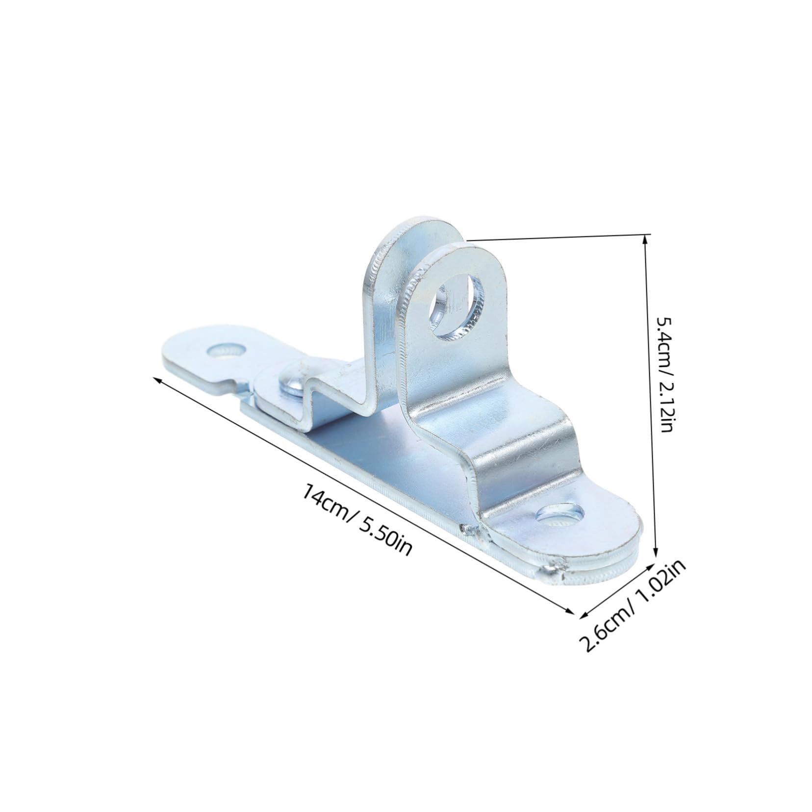 Alipis Trailer Hasp Lock Mechanism Latch Trailer Parts Door Tailgate Hasp Handle Holder Enclosed Trailer Hasp Lock Stainless Steel Silver