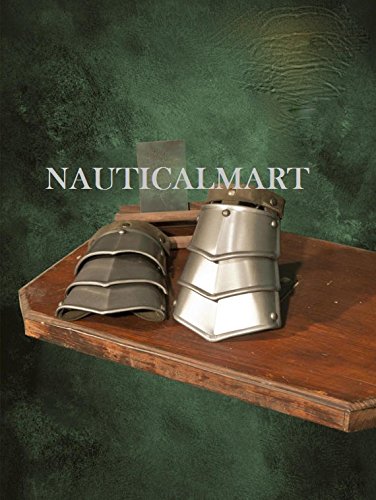 Metal Armor for LARP Militia Arms for Men - Handmade Hand Protection