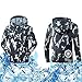 KUMADAI Vêtements de Climatisation Veste Ventilateur Veste de Refroidissement Femme Homme Anti UV Veste de Réfrigération USB 3 Vitesse Réglable D'été Sports de Plein Air,Camo,4XL