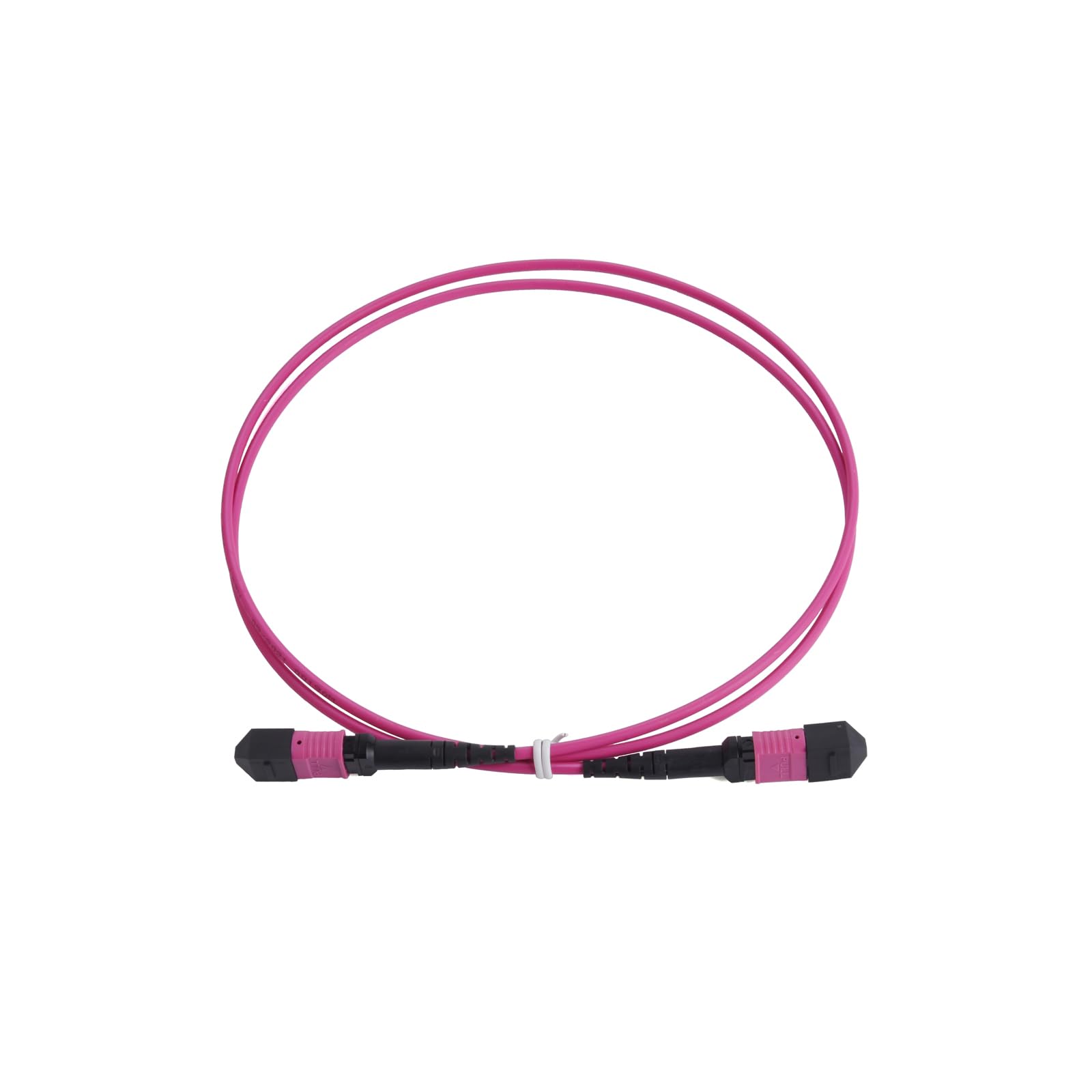 MPO-OM4 12-Faser Glasfaser Patchkabel - Female auf Female, B-Typ (OM4, 20M, 12-Faser)