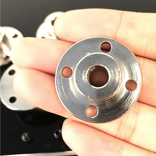 5 Stück 6 mm Flansch Wellenkupplung, Rohrhülse Flansh, starre Führungsmodell-Kupplungszubehör, Flanschsitz Wellenachsenbeschläge für RC Modell Motoren