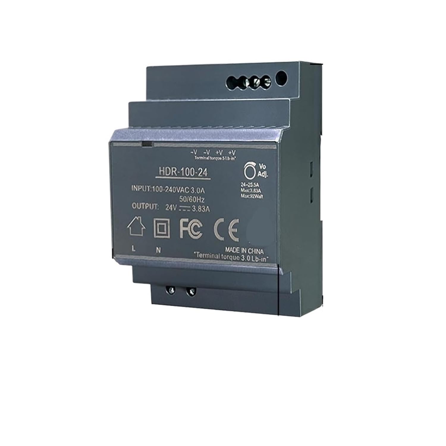 1PCS HDR 15W 30W 60W 100W 12V 24V Ultra-Thin Switching Power Supply Rail Transformer(HDR-30-12V 2A)