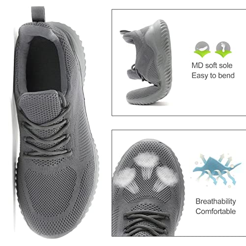 Image of Kapsen Men's Non Slip Running Shoes Ultra Light Breathable Casual Walking Shoes Fashion Sneakers Mesh Workout Sports Shoes