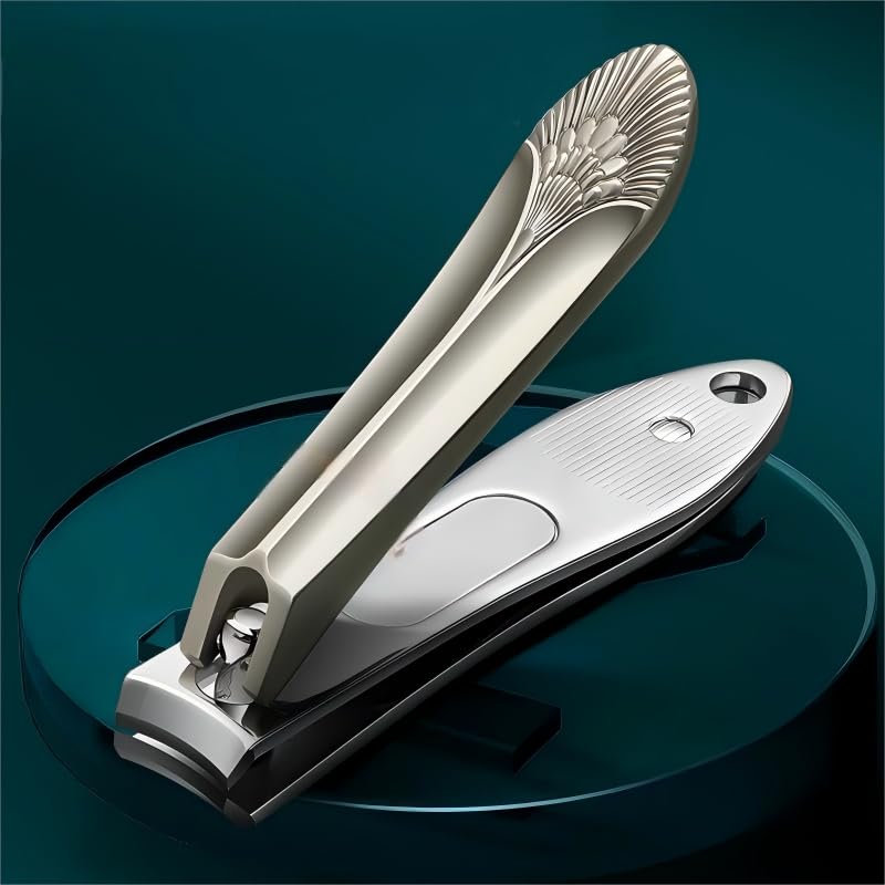Nail Clippers Stainless Steel Toenail Clippers Sharp Cutting Edges for Thick Nails for Men Women - Professional Home