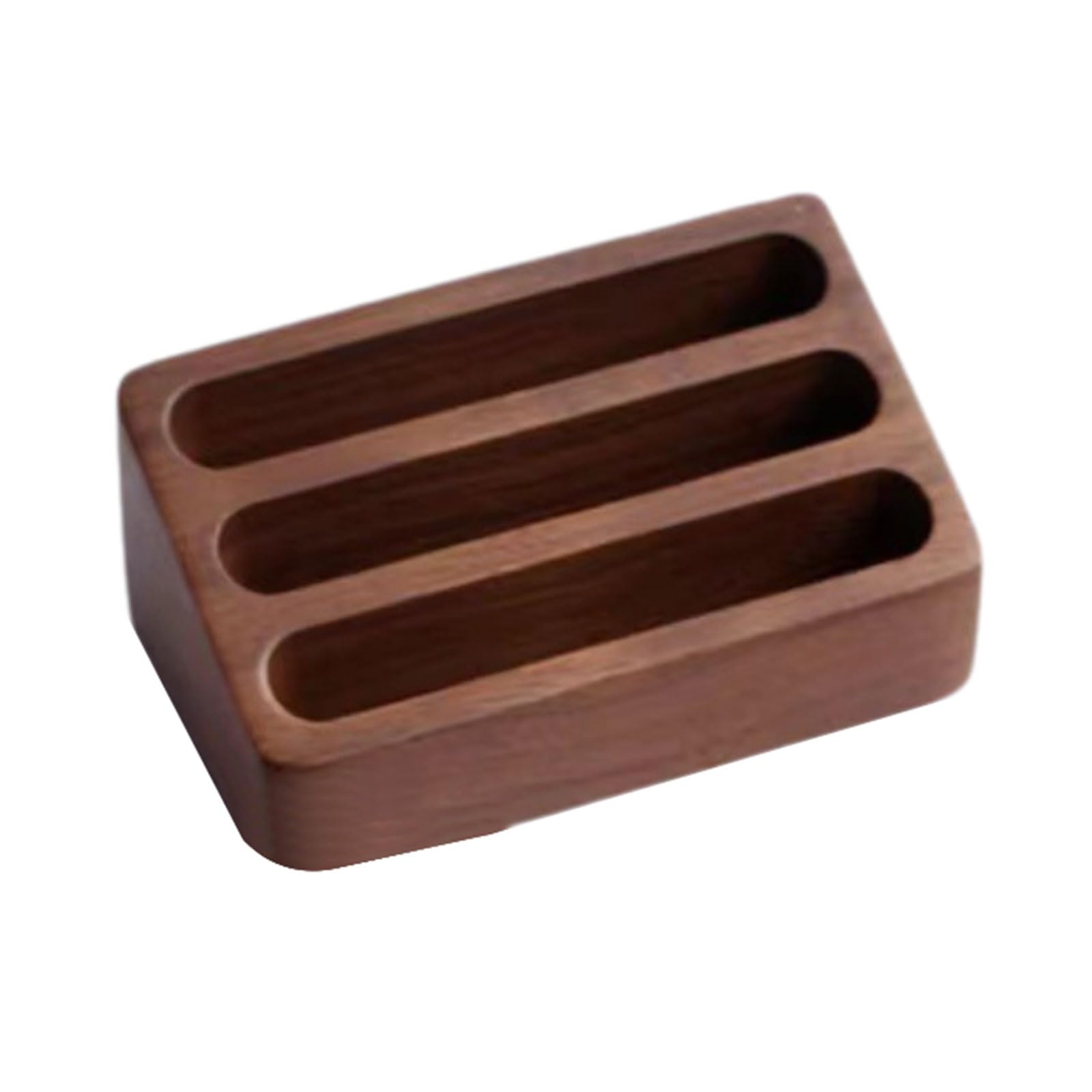 Crffz B Wood Usiness Card Holder Usiness Card Stand Postcard Holder Creative Display Rack For Tabletop Organizers