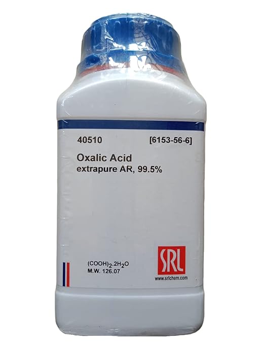 SRL Oxalic Acid extrapure AR Grade, 99.5 500Gm, CAS 6153566