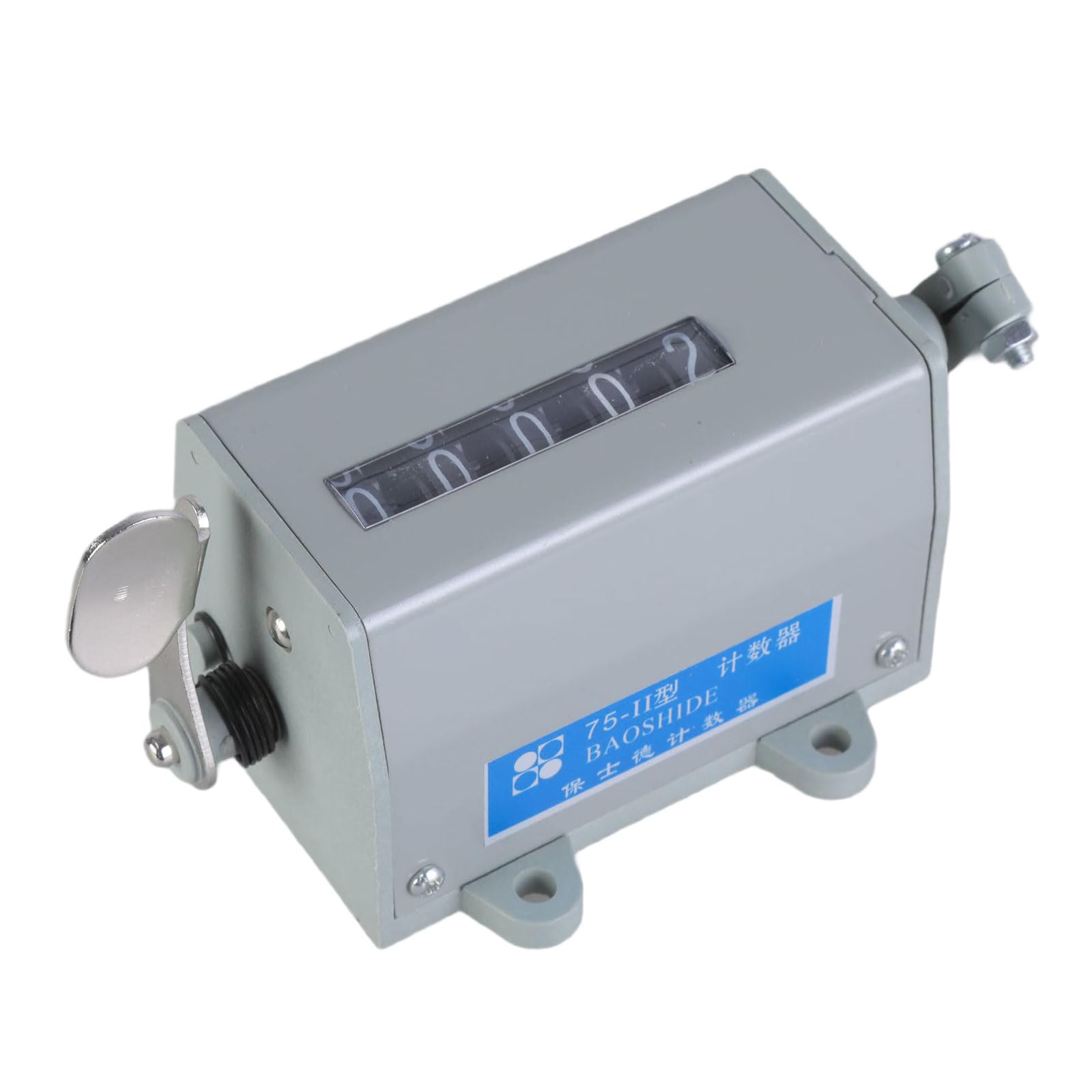 Nvoqilin 75Ii Mechanical Resettable Counter Pull Counter Machine Tool 5 Digits 0-99999 Pull/Rotary Printing Machine